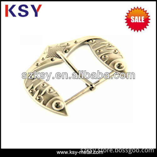 Engraved Metal Pin Buckle for Shoes